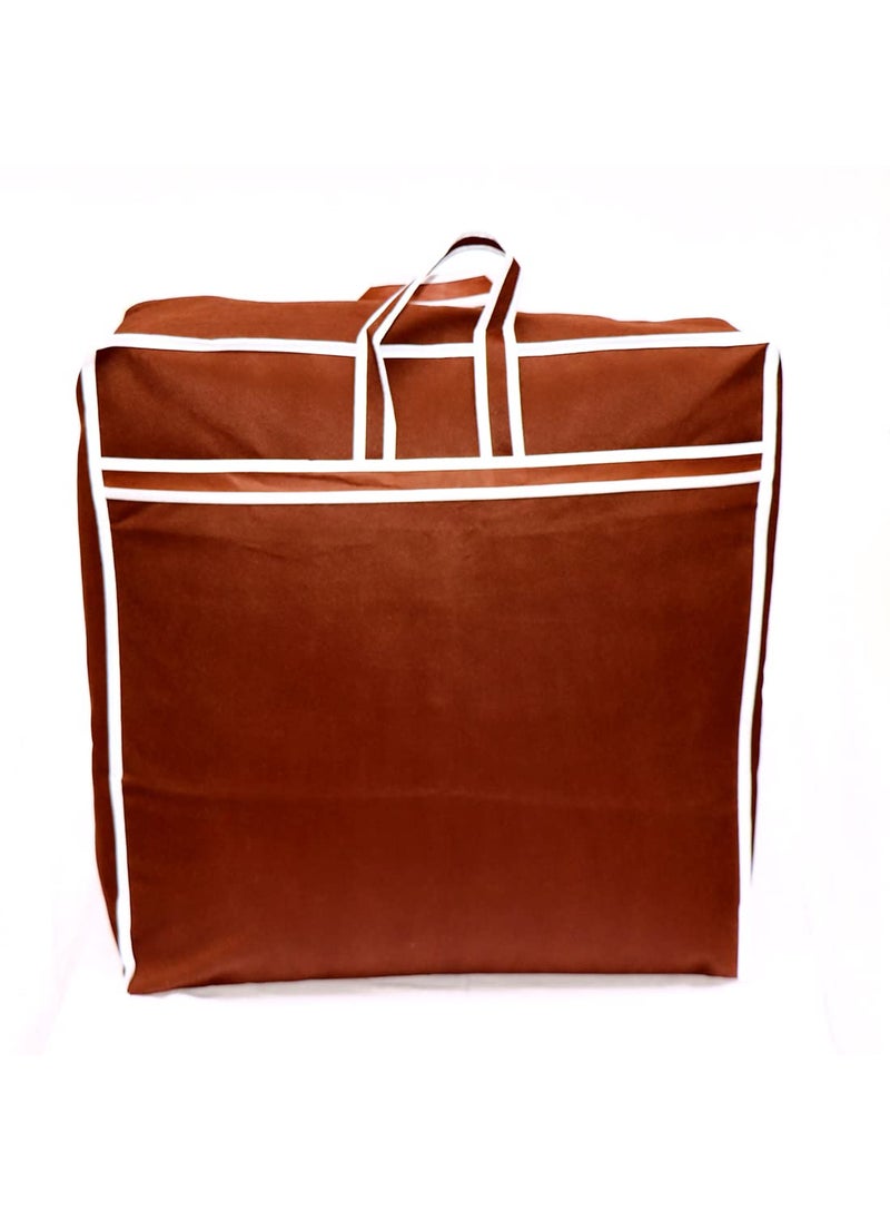 AI ANKIT INTERNATIONAL ANKIT INTERNATIONAL Garments Protect Clothes OrganizerStorage Bags for Blanket Quilts Rajai Storage Combo MultiPurpose Clothing Storage Bag Pack of 04 BEIGE51 x 51 x 22 cms  - Image 4