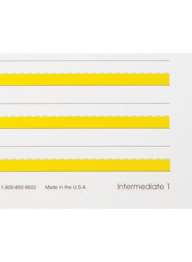 Abilitations Integrations Hi-Write - Intermediate 1 Paper - 100 Pack, 8-1/2 X 11 In - 089663, Yellow/White - Image 2