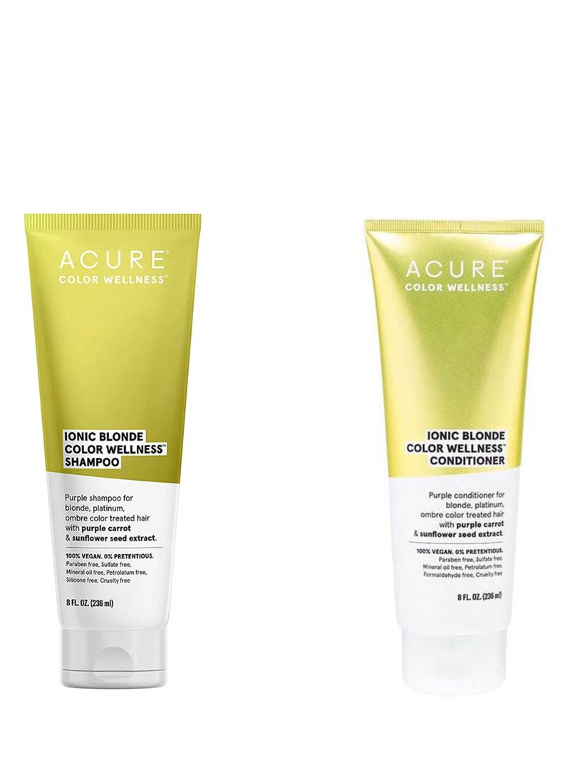 أكيور شامبو وبسلم  العنايه بلون  الشعر 236مل +236مل اكيور