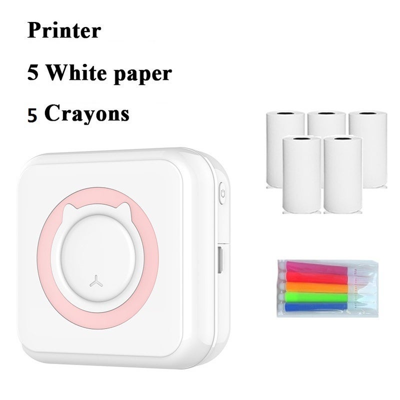 Mini Portable Thermal Printer Small Bluetooth Wireless Po Label Error Correction Pocket Label Gadget - Image 1