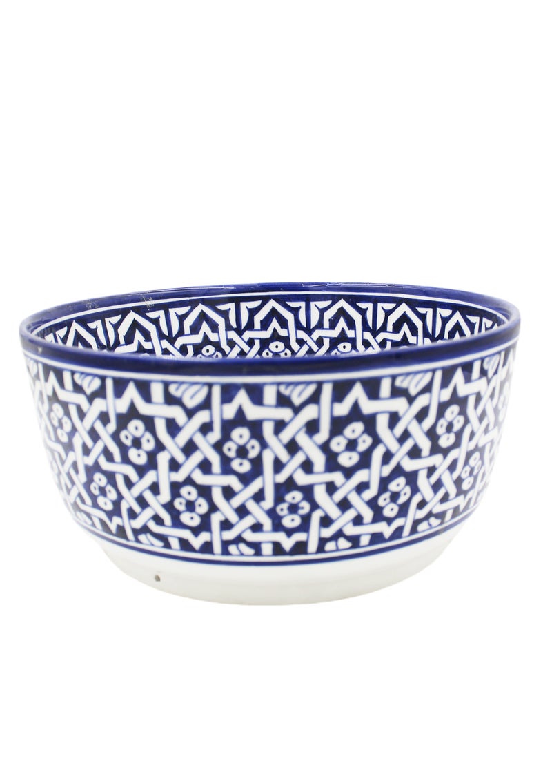 Moroccan Handmade Hand Painted Display Bowl -30 cm - pzsku/ZFA8C83F296FE1D76C589Z/45/_/1740836696/763e4760-34da-4ed1-9c45-0b7707e6cf76