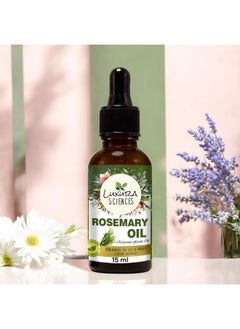 Luxura Sciences Luxura Sciences Essential oils for Hair | Skin | Nails | Aromatherapy (Rosemary, 15ml)  - Image 2