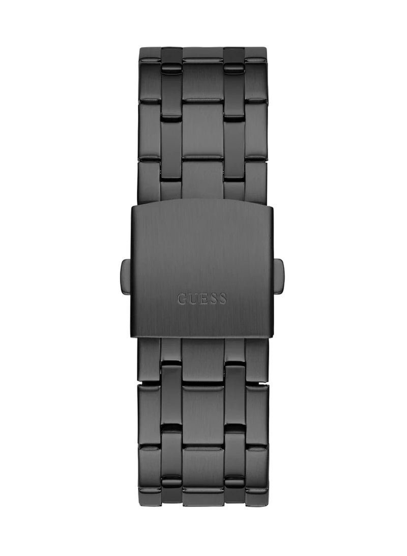 GUESS Escape Men's Analog Black Stainless Steel Watch GW0661G3 - 44mm - Image 4