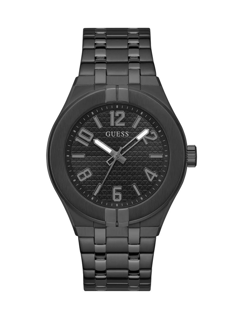 GUESS Escape Men's Analog Black Stainless Steel Watch GW0661G3 - 44mm - Image 1
