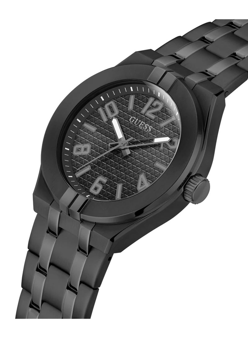 GUESS Escape Men's Analog Black Stainless Steel Watch GW0661G3 - 44mm - Image 2