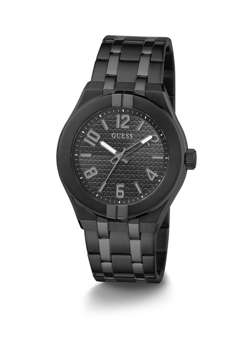 GUESS Escape Men's Analog Black Stainless Steel Watch GW0661G3 - 44mm - Image 5