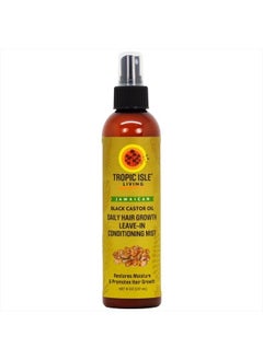 Tropic Isle Living Jamaican Black Castor Oil Daily Hair Growth Leave-in Conditioning Mist 8oz 