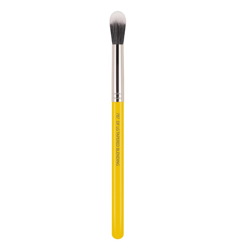 Bdellium Tools Professional Makeup Brush - Studio Series 787 Duo Fiber Large Tapered Blending - With Soft Synthetic Fibers, For Controlled Lightweight Application (Yellow, 1pc) - Image 3