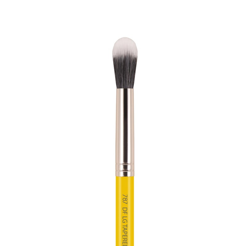 Bdellium Tools Professional Makeup Brush - Studio Series 787 Duo Fiber Large Tapered Blending - With Soft Synthetic Fibers, For Controlled Lightweight Application (Yellow, 1pc) - Image 2