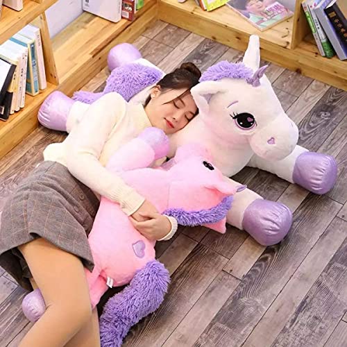 Softdreams Soft Plush Toy for Kids – Cute Stuffed Animal Soft Toy – Soft Cuddly Toy for Baby Boys & Girls, Return Gift -Unicorn 3 Feet - Image 4