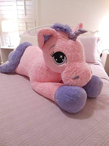 Softdreams Soft Plush Toy for Kids – Cute Stuffed Animal Soft Toy – Soft Cuddly Toy for Baby Boys & Girls, Return Gift -Unicorn 3 Feet - Image 3