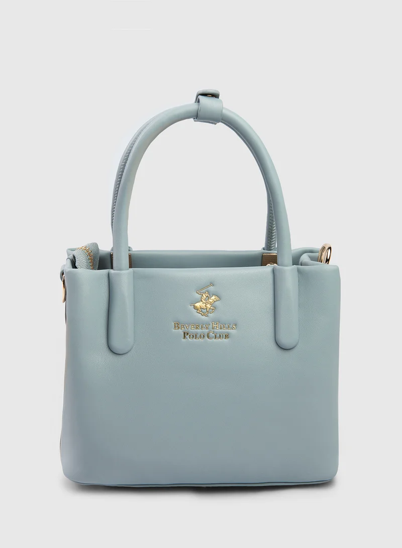 Logo Detail Satchel Bag