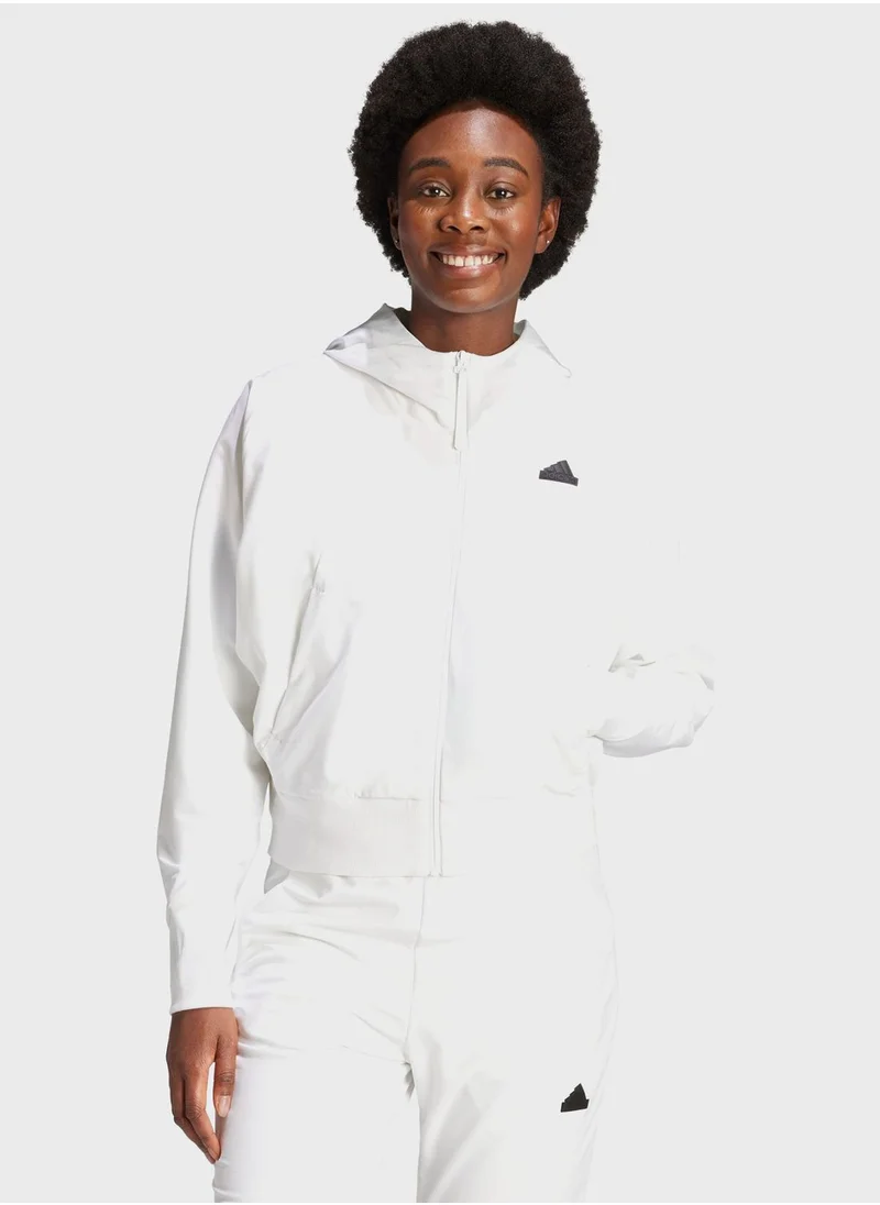 Adidas Logo Z.N.E. Woven Hoodie