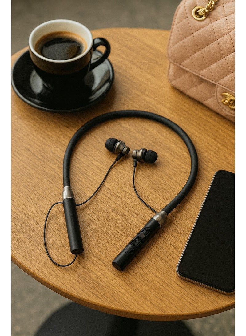 كيو بيست سماعة رياضية مغناطيسية Qbest Q501 بتقنية Bluetooth 5.0 – تصميم حول الرقبة مريح – بطارية حتى ‎12‎ ساعة – صوت قوي بوحدة ‎10mm‎ – اتصال تلقائي وسهل - Image 5