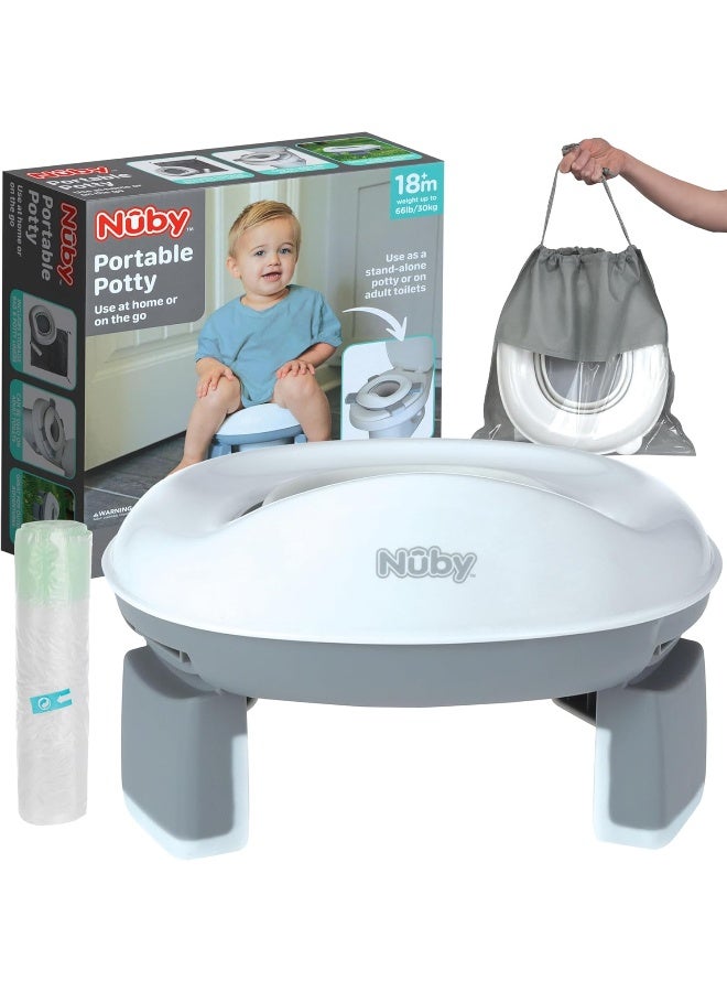 Nuby Portable Travel Potty, 18+M, at Home or On The Go - Image 1