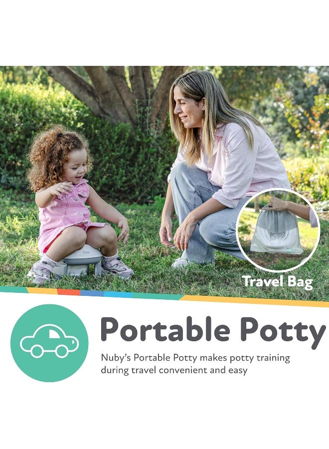 Nuby Portable Travel Potty, 18+M, at Home or On The Go - Image 2