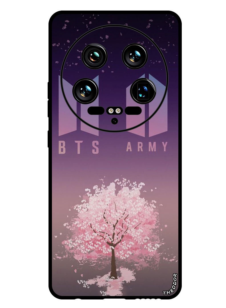 Theodor Protective Case Anti Scratch Shock Proof Bumper Cover For Xiaomi 14 Ultra BTS army - Image 1