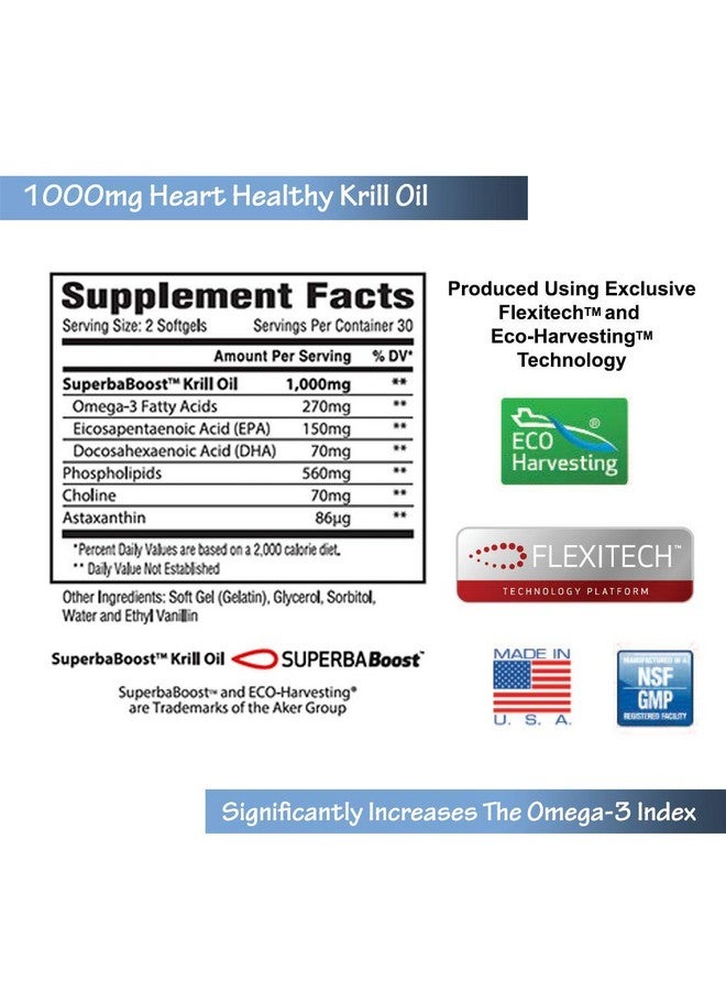 JAYLAB PRO مكمل زيت كريل أوميغا آيكون أنتاركتيك سوبر با Boost المرتبط بالفوسفوليبيد أوميغا 3 مكملات أستازانتين تدعم صحة القلب 1000 ملغ 100% قابل للتتبع من البحر إلى الرف - Image 3