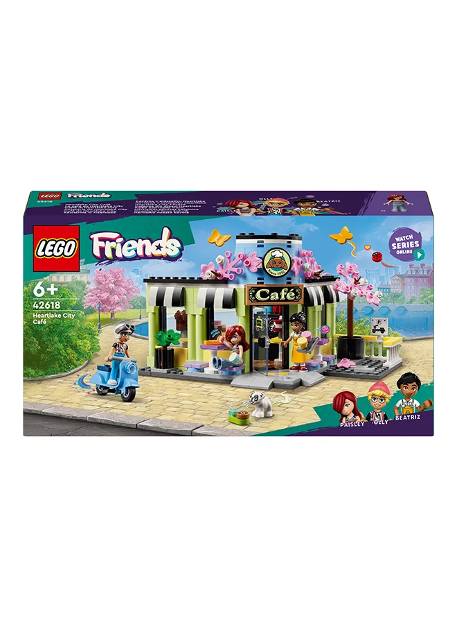 ليغو Friends Heartlake City Café Toy For Kids, Bakery Building Set, Birthday Gift Idea For Girls And Boys Aged 6 Years And Over With 3 Mini-Dolls And A Dog Figure (426 Pieces) 42618