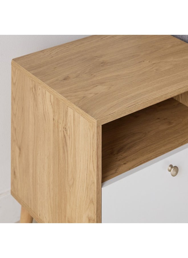 Home Box - Natalia End Table with Drawer 40 x 53 x 48 cm - Image 1