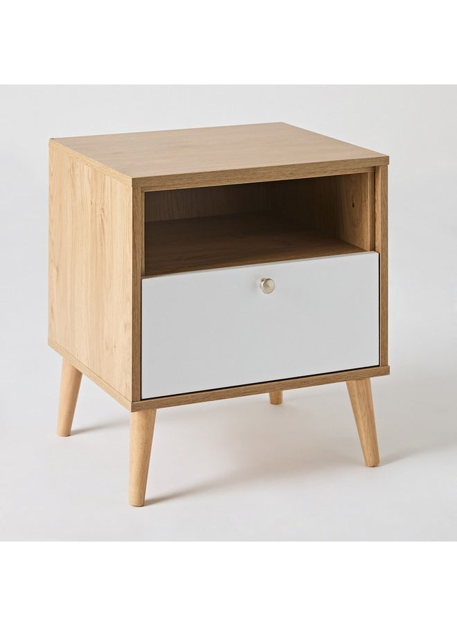 Home Box - Natalia End Table with Drawer 40 x 53 x 48 cm - Image 1