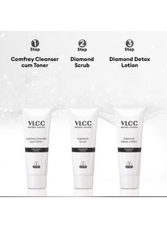 VLCC VLCC Diamond Facial Kit + FREE Rose Water Toner | 300gm + 100ml  - Image 5