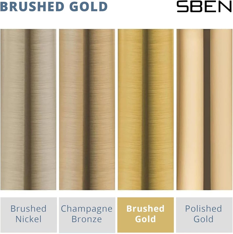 Sben Built-in Kitchen Sink Soap or Lotion Dispenser Set, Stainless Steel, Gold Brushed Pump, 17 oz PET Bottle, Durable ABS Head, 360° Rotation (Gold Brushed) - Image 4