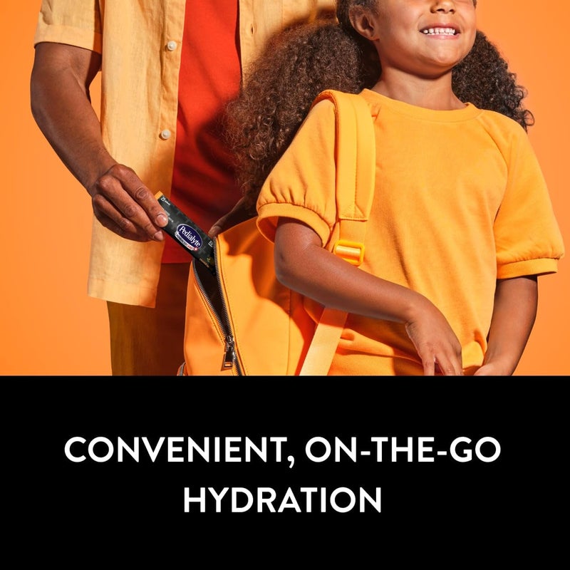 Pedialyte AdvancedCare Plus Electrolyte Powder, Has 33% More Electrolytes and PreActiv Prebiotics, Orange Breeze, 6 Powder Packets - Image 4