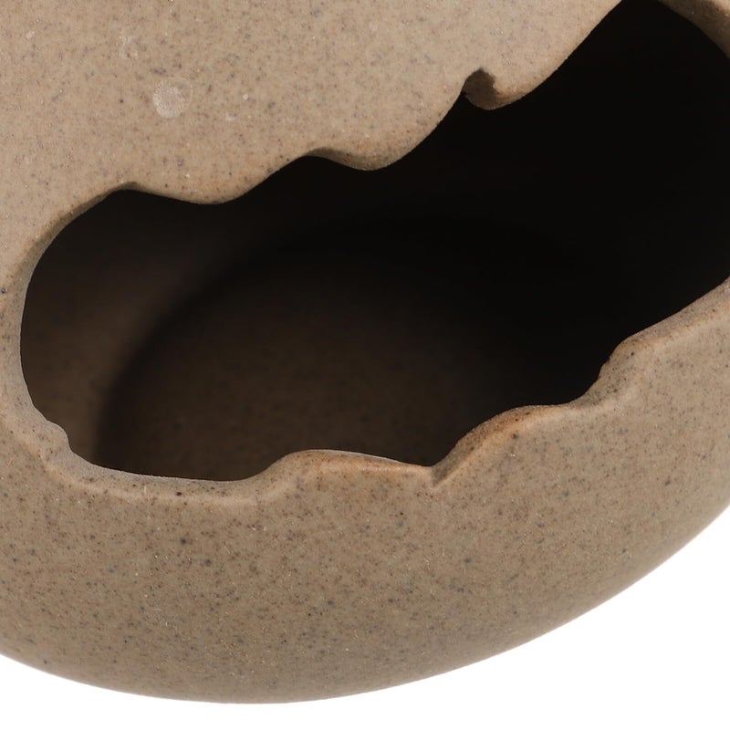 Handmade Ceramic Incense Holder Bowl with Terracotta Tray for Smudge Sticks Home Fragrance Decor - Image 4