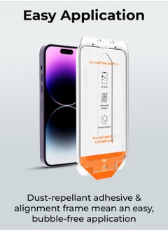 glassology Glassology Tempered Glass Screen Protector with Installer Kit for Apple iPhone 16 Pro Max: Bubble-Free, Easy Installation, High Durability, Ultra-Clear Transparency  - Image 4