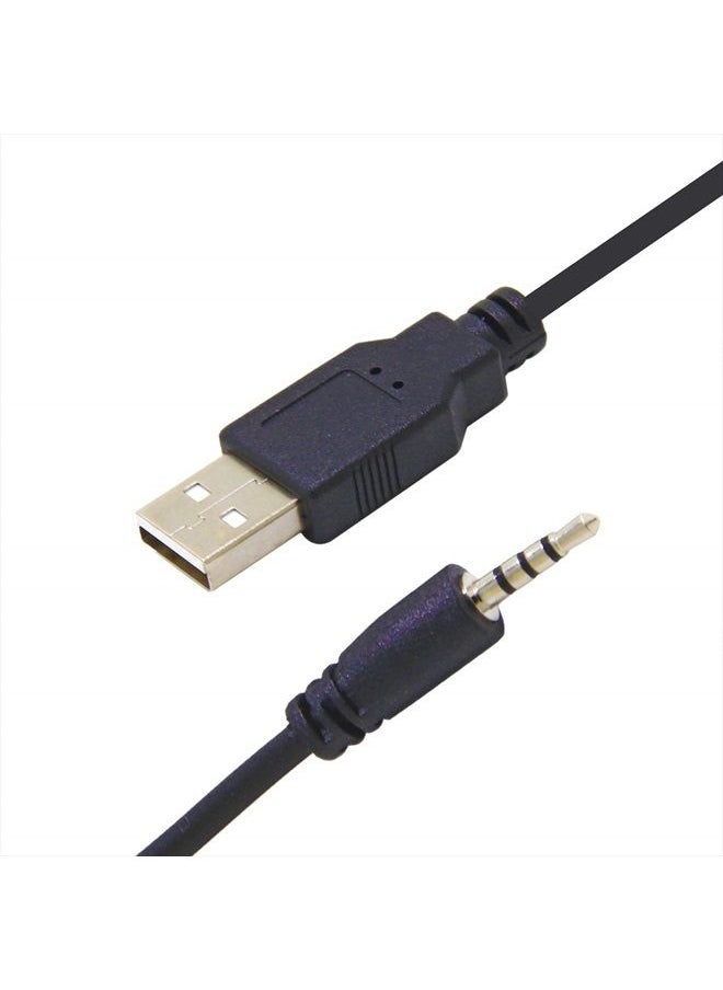 Ancable - USB to 2.5mm Male, Headphone Charger Cable for JBL Synchros E30 E40BT E45BT E50BT EB40 S400BT S400 S500 S700 J56BT Wireless Headphones Replacement Charging Cable - Image 1