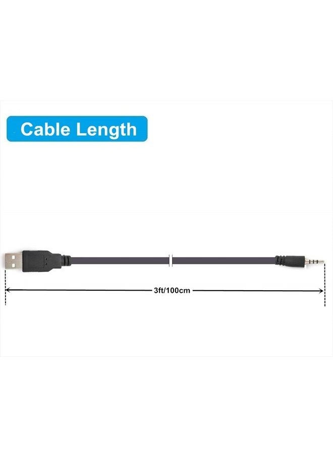 Ancable - USB to 2.5mm Male, Headphone Charger Cable for JBL Synchros E30 E40BT E45BT E50BT EB40 S400BT S400 S500 S700 J56BT Wireless Headphones Replacement Charging Cable - Image 1