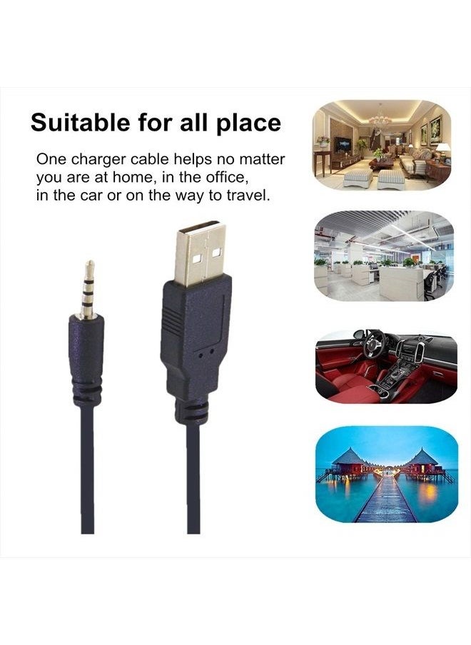 Ancable - USB to 2.5mm Male, Headphone Charger Cable for JBL Synchros E30 E40BT E45BT E50BT EB40 S400BT S400 S500 S700 J56BT Wireless Headphones Replacement Charging Cable - Image 1