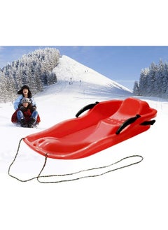 DubaiGallery Outdoor Sports Plastic Skiing Boards Sled Luge Snow Grass Sand Board Ski Pad Snowboard With Rope For Double People  - Image 2