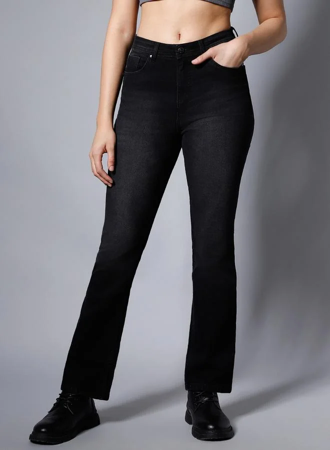 HIGH STAR High Star High Rise Stretch Boot Cut Fit Jeans