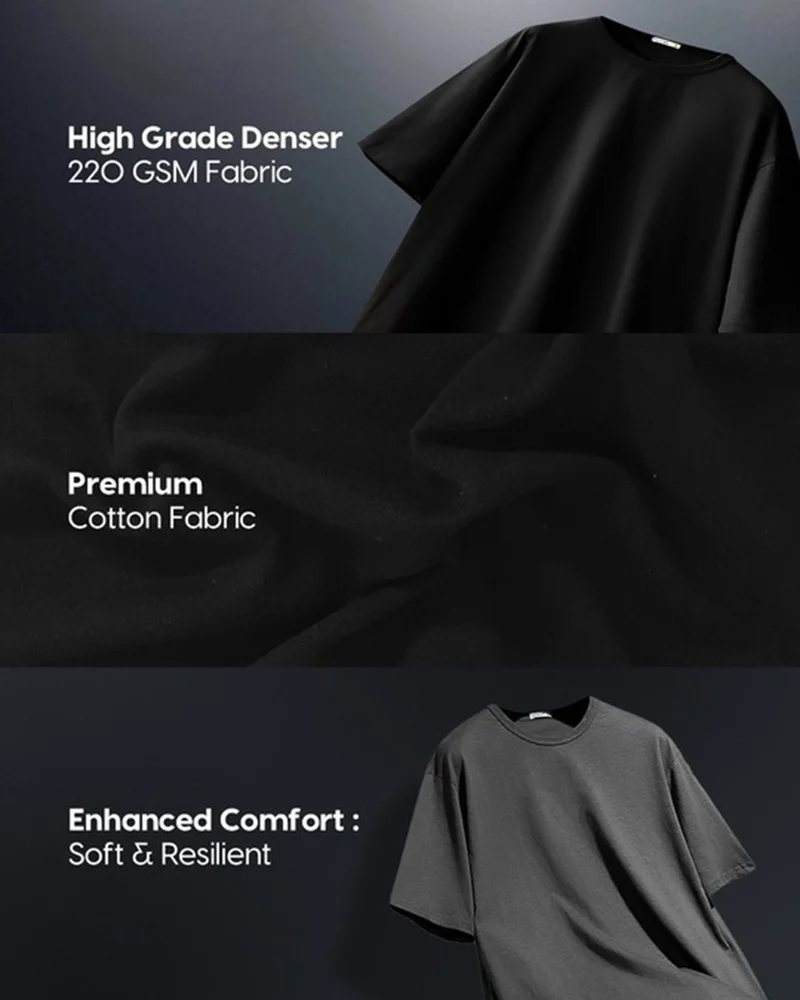 بيواكوف تيشيرت رجالي أسود بطبعة باندا كبير الحجم