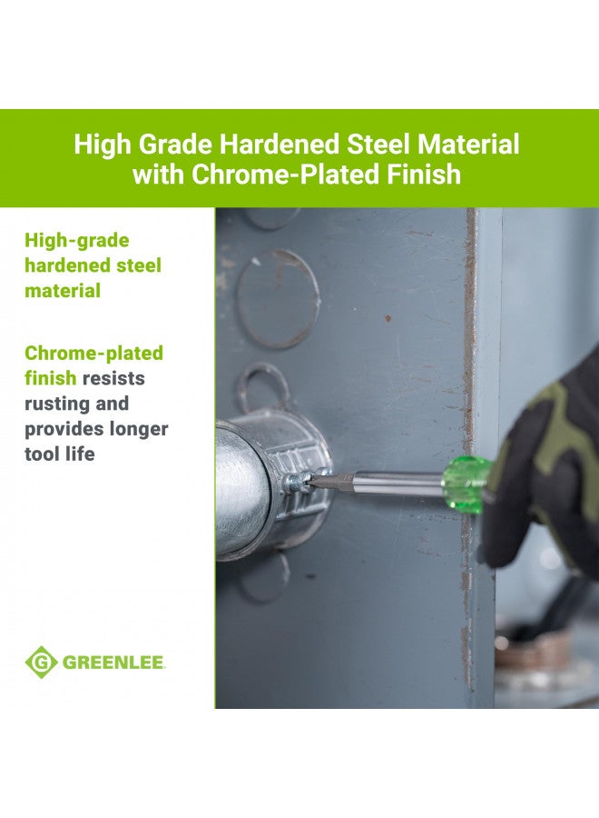 Greenlee أداة متعددة الاستخدامات 6 في 1 من جرينلي 0153-42C مع رأس مسطح، ورأس فيليبس، ورؤوس سداسية - Image 5