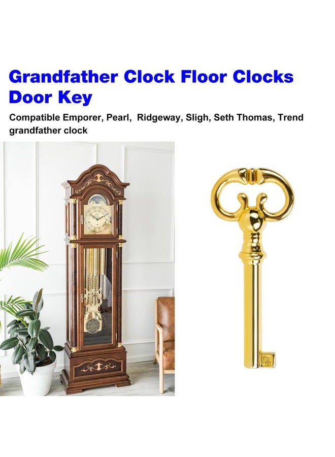 RO6G Grandfather Clock Key Replacement Howard Miller Grandfather Clock Door Key, Compatible Ridgeway, Sligh, Emporer, Pearl, Seth Thomas Clock Door Key Suit for Most Clock Prior to 2004 - Image 2