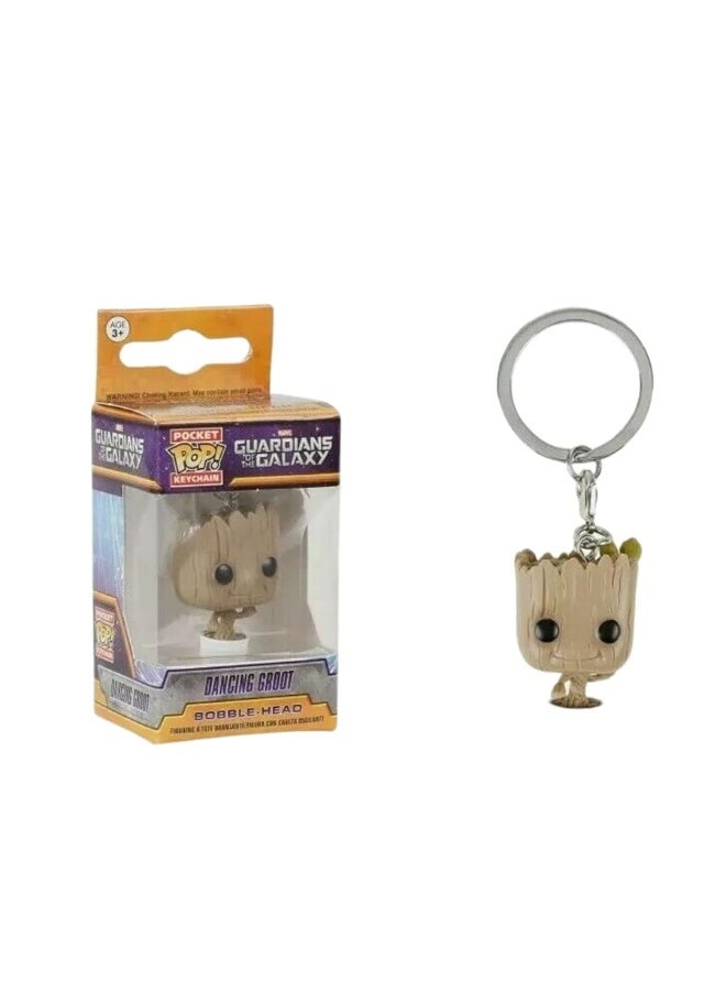 Funko Pocket POP Keychain Baby Groot  Guardians of The Galaxy Novelty Keyring  Collectible Mini Figure  Stocking Filler  Gift Idea  Official Merchandise  Movies Fans  Backpack Decor - Image 3