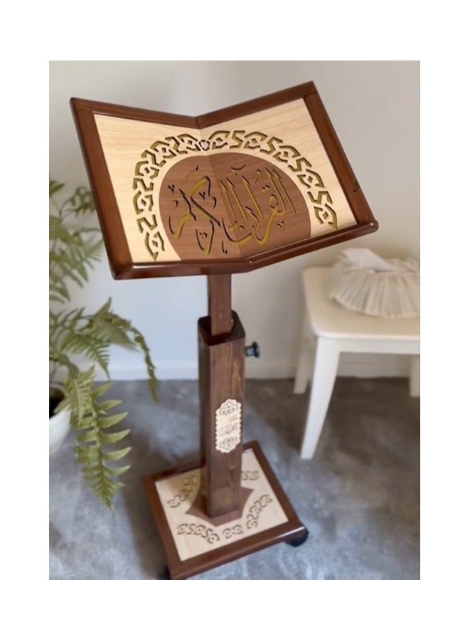 REBENUO The Holy Quran holder laser engraved .  Large SIZE model 008 - Image 4