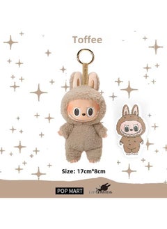 Generic Generation Popmartlabubu Gift Rab Cloth Vinyl Doll Coat Doll Keychain Trendy Play Blind Box-Color:Generation Apricot [1 Box]  - Image 1