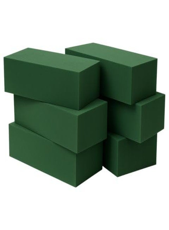 Mindful Design Premium Dry Floral Foam Blocks for Flower Arrangements, 6pk - Floral Foam for Artificial Flowers & Plant Decoration, Green Foam Bricks, Florist Foam Brick, Flower Foam Block Bulk… - Image 1