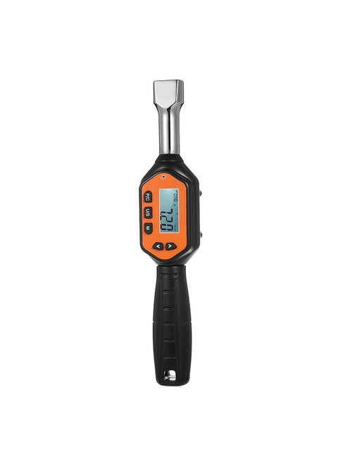 EWM-R-100 1/2'' Drive Mini Replaceable Head Digital Torque Wrench Handheld Portable Digital Torque Wrench Large Screen with Backlight Sound LED Alarm Real-time Peak Preset Mode