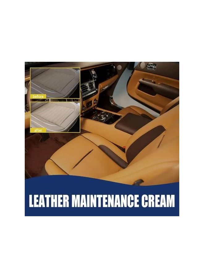 PROMASS منظف جلد السيارات من برومس، قابل للتحلل، آمن على الجلد النباتي الأسود والأبيض، منظف مقاعد السيارات، منظف تنجيد، منظف مقاعد جلد السيارات، تنظيف السيارات (2 قطعة) - Image 5