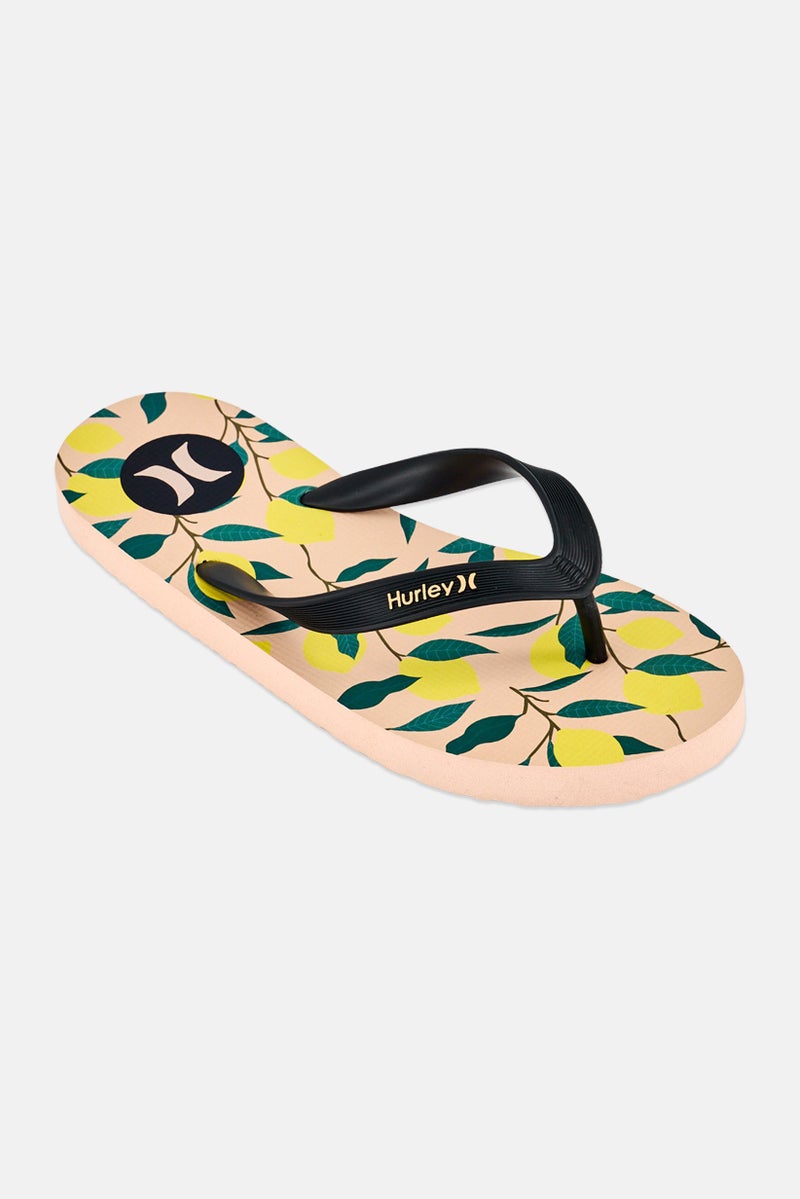 Hurley Men Graphic Print Slip On Slippers, Multicolor - Image 1