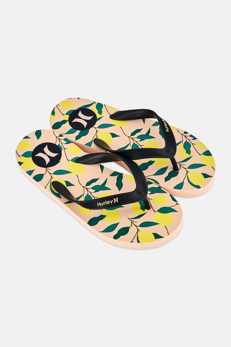Hurley Men Graphic Print Slip On Slippers, Multicolor - Image 2