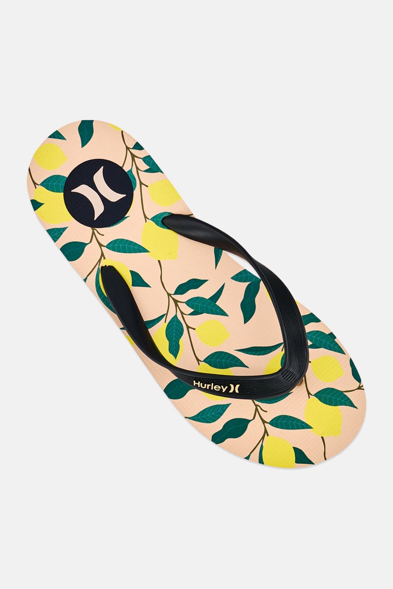 Hurley Men Graphic Print Slip On Slippers, Multicolor - Image 4