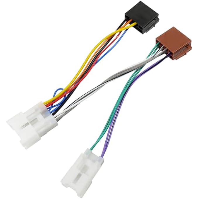 rayihni Iso Wiring Harness Compatible With Toyota Subaru Lexus Scion Car Radio Stereo Wire Harness Adapter Connector Plug - Image 2