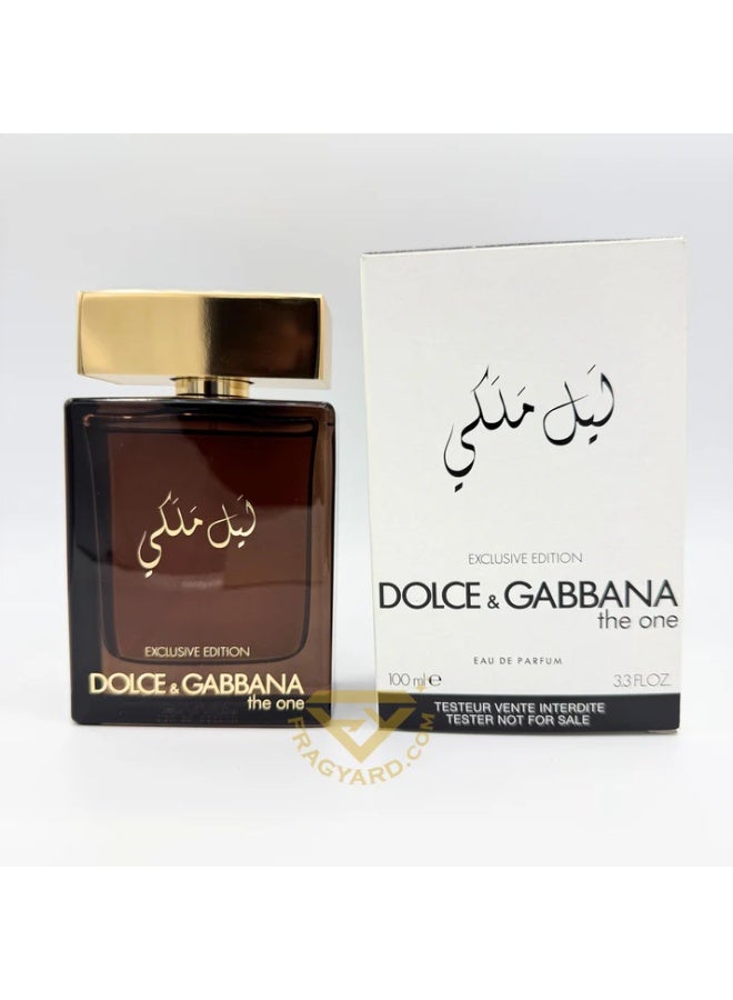 دي آند جي ذا ون ميستريوس نايت من دي آند جي دولتشي غابانا إيديب ١٠٠ مل سبراي مع علبة بيضاء تيستر جودة ديوتي فري - Image 1