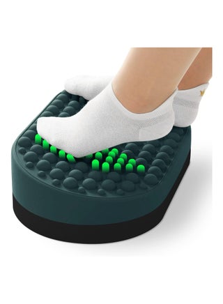 Foot Rest for Under Desk at Work, Home Office Foot Stool, Ottoman Foot Massager for Plantar Fasciitis Relief, Soft Silicone Footrests, Anti-Fatigue Fidget Toy (Green) - pzsku/ZFA8E0A19747497BF3083Z/45/_/1710408440/9c44ebd0-0b71-4043-b51d-4c333b93034d